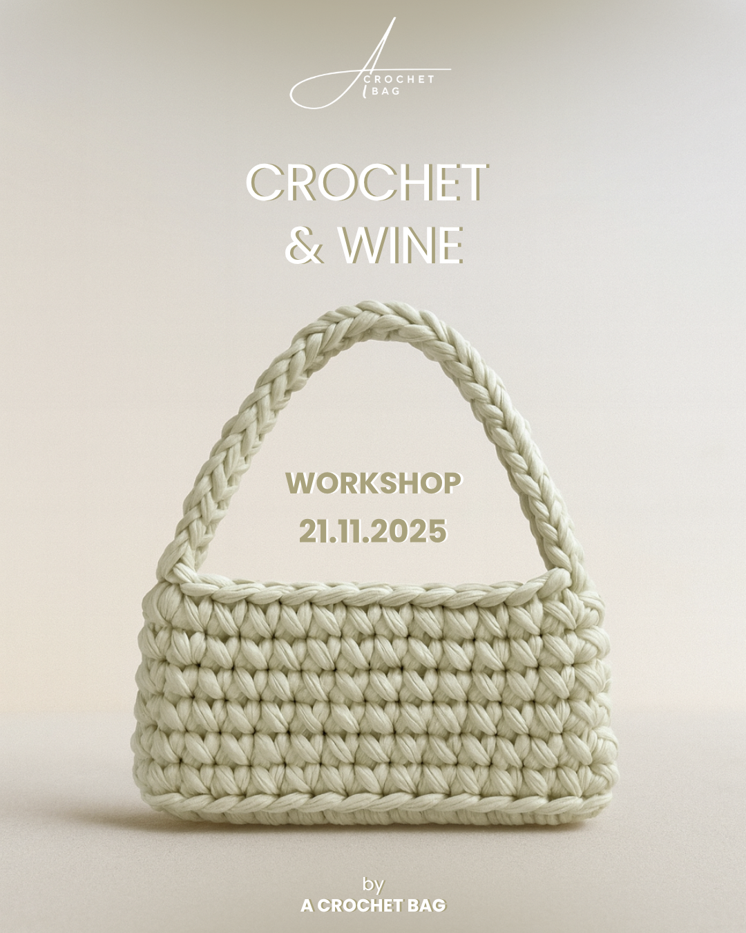 Crochet & Wine 🍷 Workshop 21.11.2025
