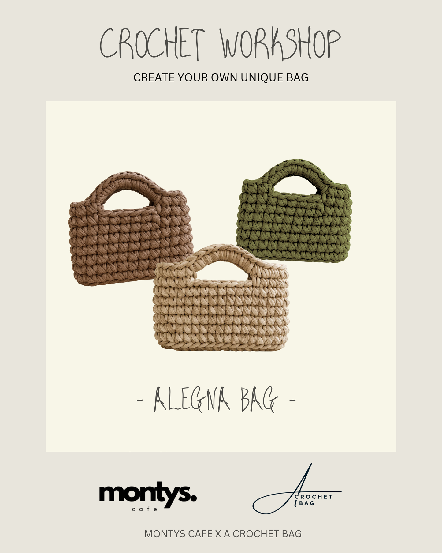 CROCHET & CAFÉ ✨   Workshop 24.01.2026        •PALMA•