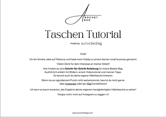 BASKET BAG - Tutorial