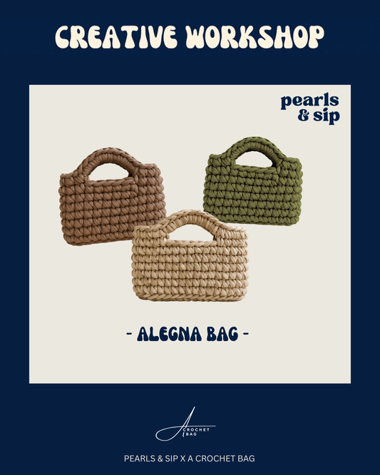 Crochet X Pearls&Sip✨       Workshop 21.12.2025   •NÜRNBERG-DE•